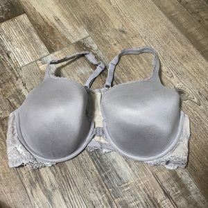 Victoria secret gray Razorback Bra 36D